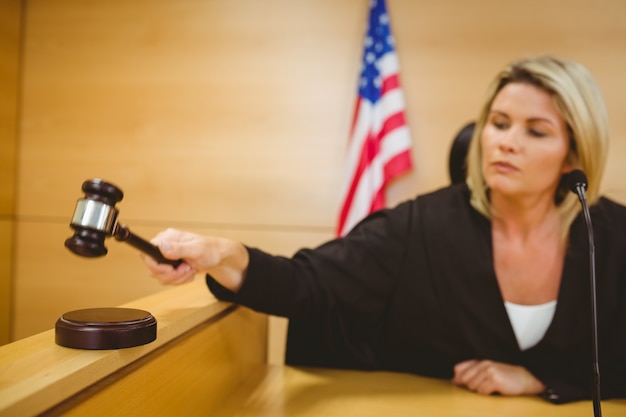 A gavel resting on a stack of legal documents, symbolizing the appeals process for veterans' disability claims.