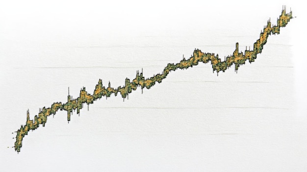 A graph showing a downward trend in the stock market during a recession, illustrating the impact of economic downturns on investments and the need for diversification.