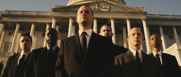 A split-screen image showing a gavel on one side representing legislative action and a diverse group of people on the other side, representing beneficiaries of unemployment benefits.
