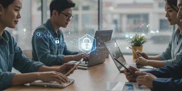 Illustration of digital rights and online user protection in the United States for 2026.