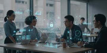 Professionals collaborating on future tech skills in 2026