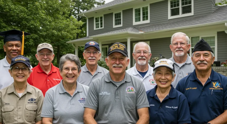 Veterans smiling, symbolizing new housing and education opportunities in 2026