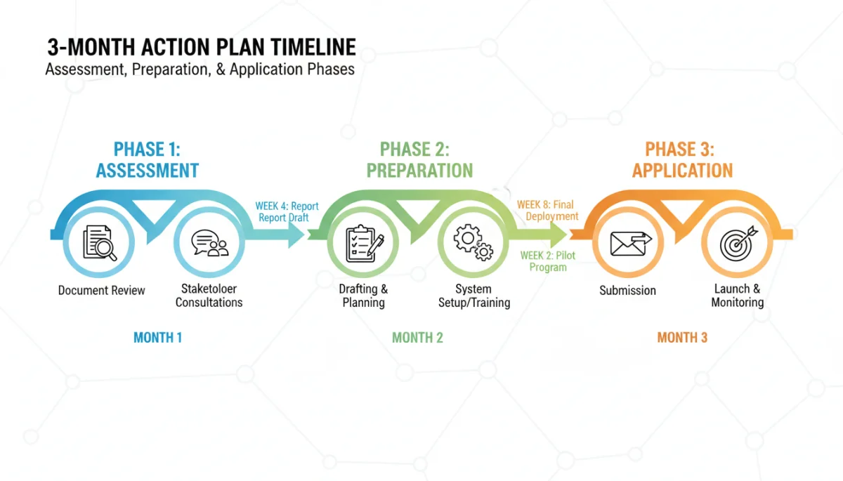 Timeline for 3-month student loan forgiveness action plan